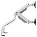Neomounts DS70S-950WH2/Držák displeje/na stůl/17-35"/svorka+průch./VESA 100X100/nosn.2x18kg/plyn.píst/2 dis