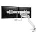 Neomounts DS75-450WH2 / Screen Desk Mount 2 screens(topfix clamp &grommet) / White