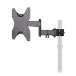 Neomounts FL40-450BL12 / Screen Pole Clamp/Truss Mount 3 pivots VESA 200x200 (pole diameter 28-50 mm) / Black