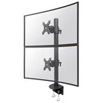 Neomounts FPMA-D960DVBLACKPLUS / Flat Screen Desk Mount (clamp), high capacity / Black