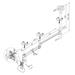 Neomounts FPMA-HAC100 / Medical Flat Screen Ceiling Mount (162 cm long/170 cm high) box 1/2 / White