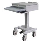 Neomounts MED-M100 / Mobile Laptop Cart, incl. keyboard & mouse drawer / Creme