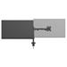 Neomounts NERO Double Flat Screen Desk Mount 10-32 " (phone holder+Quick-fix clamp/grommet) DS60-600BL2