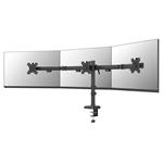 Neomounts NERO Triple Flat Screen Desk Mount 10-27 "(phone holder+Quick-fix clamp/grommet) DS60-600BL3
