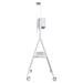 Neomounts NS-M1500WHITE / Mobile Flat Screen Floor Stand (height: 110 - 144 cm) / White