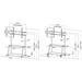 Neomounts NS-M4000BLACK / Mobile Flat Screen Floor Stand (stand+trolley) (height: 137-153 cm) box 1/2 / Black