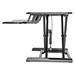 Neomounts NS-WS300BLACK / Workstation - sit-stand workplace (height adjustment: 11-51 cm) / Black