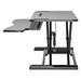 Neomounts NS-WS300BLACK / Workstation - sit-stand workplace (height adjustment: 11-51 cm) / Black