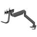 Neomounts Select NM-D775DX3BLACK / Flat Screen Desk mount (17-27") desk clamp/grommet / Black