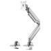 Neomounts Select NM-D775SILVER / Flat Screen Desk mount (10-32") desk clamp/grommet / Silver