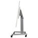 Neomounts Select NM-HUB2LIFTSILVER/Držák displeje/vozík/max 50"/VESA 350x350/nosn. 150kg/mot. nast.výšky/náklon/rotace/