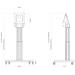 Neomounts Select NM-HUB2LIFTSILVER/Držák displeje/vozík/max 50"/VESA 350x350/nosn. 150kg/mot. nast.výšky/náklon/rotace/