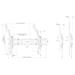 Neomounts Select WL35S-950BL19 / Screen Wall Mount (tilt, VESA 100X100-1500X900) / Black