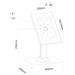 Neomounts TABLET-D300WHITE / Tablet Desk Stand (for Apple iPad 2/3/4/Air/Air 2) / White