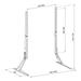 Neomounts TV Desk Stand 23-75" (legs) DS45-430BL19