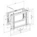 Neomounts WL95-800BL1/Držák displeje/na stěnu/42-70"/mikronastavení/horizontal/vertikal/pull-out/VESA 600X400/nosn. 35k