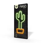 Neon LED Light CACTUS orange green Bat + USB FLNE02 Forever Light RTV100211