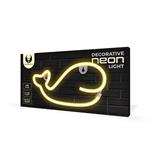 Neon LED Light WHALE warm white Bat + USB FLNE09 Forever Light RTV100218