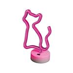 Neon LED on a stand CAT pink FSNE02 Forever Light RTV100303