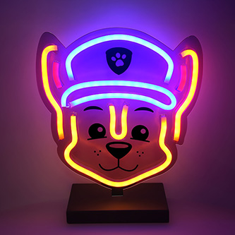 Neon LED on a stand Paw Patrol - Chase OW-120346 GSM189323
