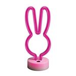 Neon LED on a stand RABBIT pink FSNE04 Forever Light RTV100305