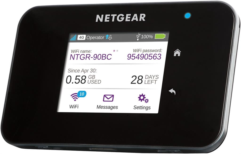 Netgear AirCard 810S Router 3G/4G LTE ULTRA 802.11ac, Mobile HOT Spot (AC810S) AC810-100EUS
