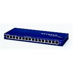 NETGEAR FS116Pv2 - Přepínač - neřízený - 16 x 10/100 (PoE) - desktop, pro připevnění na zeď - PoE ( FS116PEU