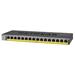 NETGEAR GS116LP - Přepínač - 16 x 10/100/1000 (PoE+) - desktop, Lze montovat do rozvaděče, pro přip GS116LP-100EUS