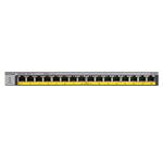 NETGEAR GS116PP - Přepínač - neřízený - 16 x 10/100/1000 (PoE+) - desktop, Lze montovat do rozvaděč GS116PP-100EUS