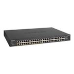 NETGEAR GS348PP - Přepínač - neřízený - 48 x 10/100/1000 (24 PoE+) - desktop, Lze montovat do rozva GS348PP-100EUS