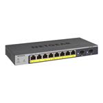 NETGEAR Pro GS110TPv3 - Přepínač - inteligentní - 8 x 10/100/1000 (PoE) + 2 x SFP - desktop, pro př GS110TP-300EUS
