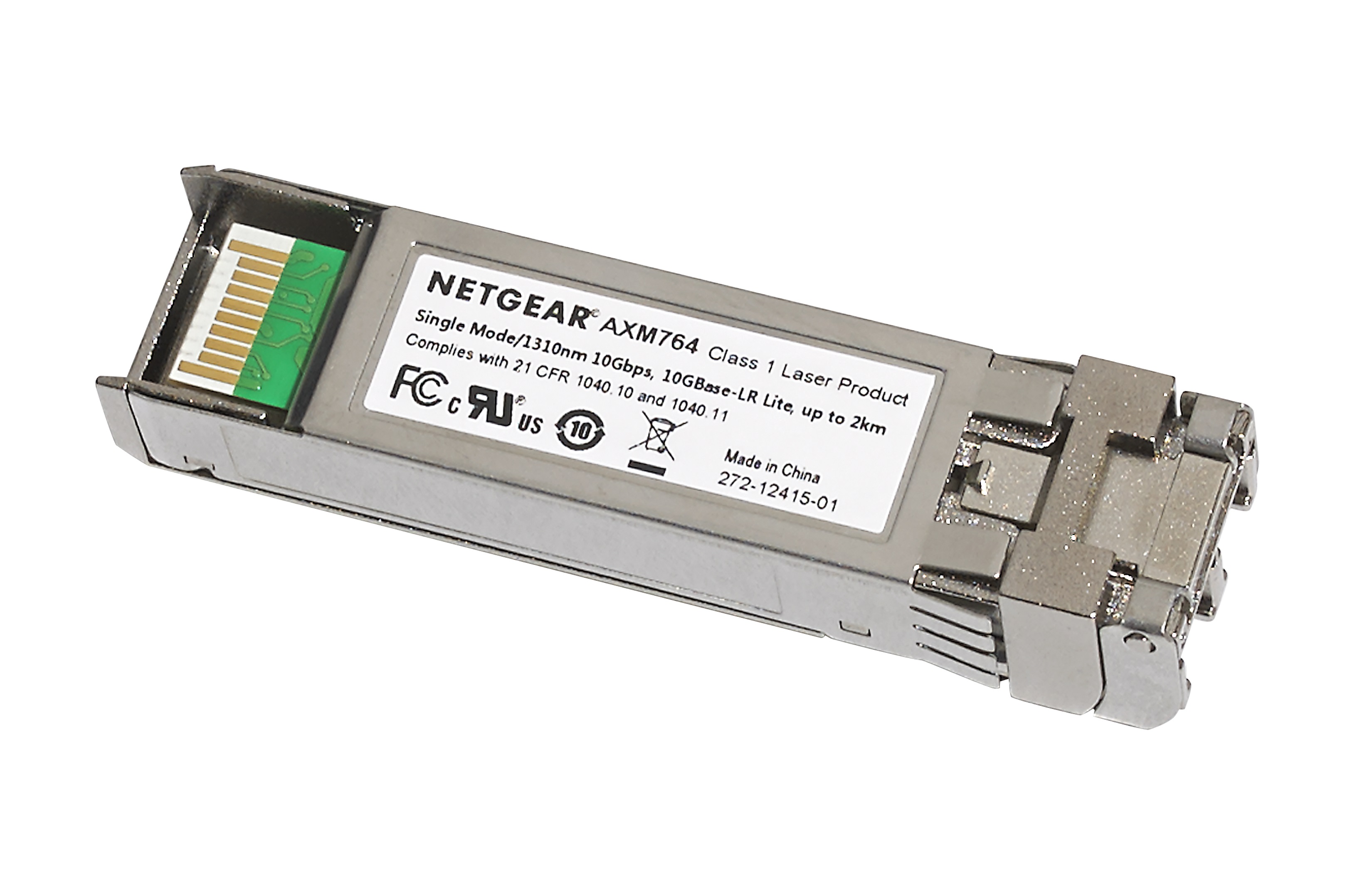 NETGEAR ProSafe AXM764 - Modul SFP+ vysílače - 10 GigE - 10GBase-LRL - jednoduchý režim LC - až 2 k AXM764-10000S