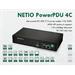 NETIO PowerPDU 4C EU 4xIEC320 C13, měření el.hodnot, 2xLAN, seriál, SCZ, IOC, API, IP Watchdog, LUA LUA PPDU-4CEU