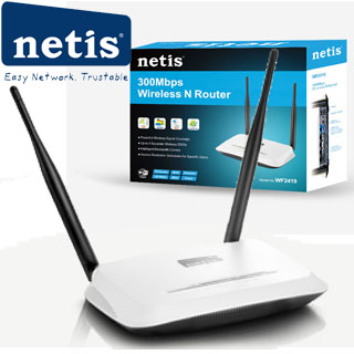 NETIS WF2419 wifi 300Mbps AP/router, 4xLAN, 1xWAN