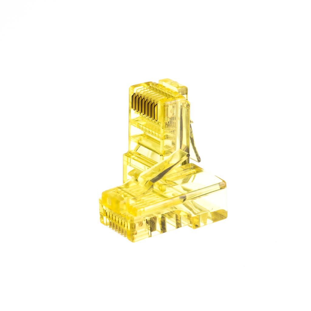 Netrack konektor RJ45 8p8c, UTP lanko/licna, kat. 5e (100 ks), žltý 105-50Y