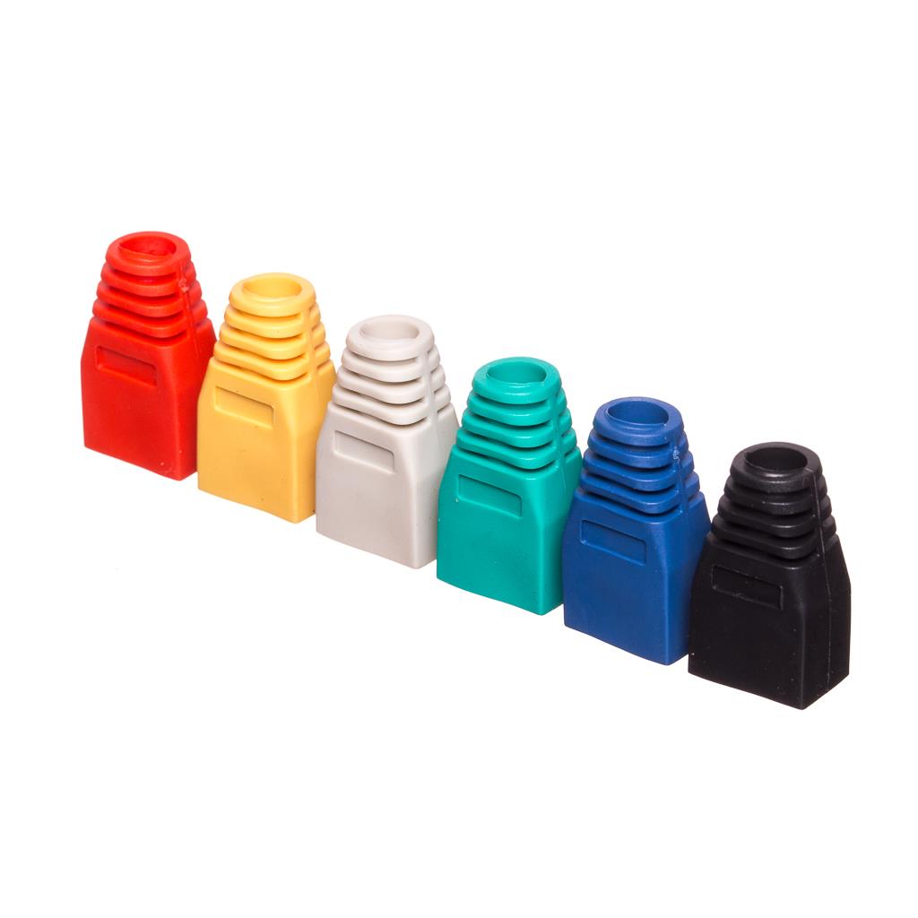 Netrack krytka na konektor RJ45 8p barva mix (100 ks) 105-86
