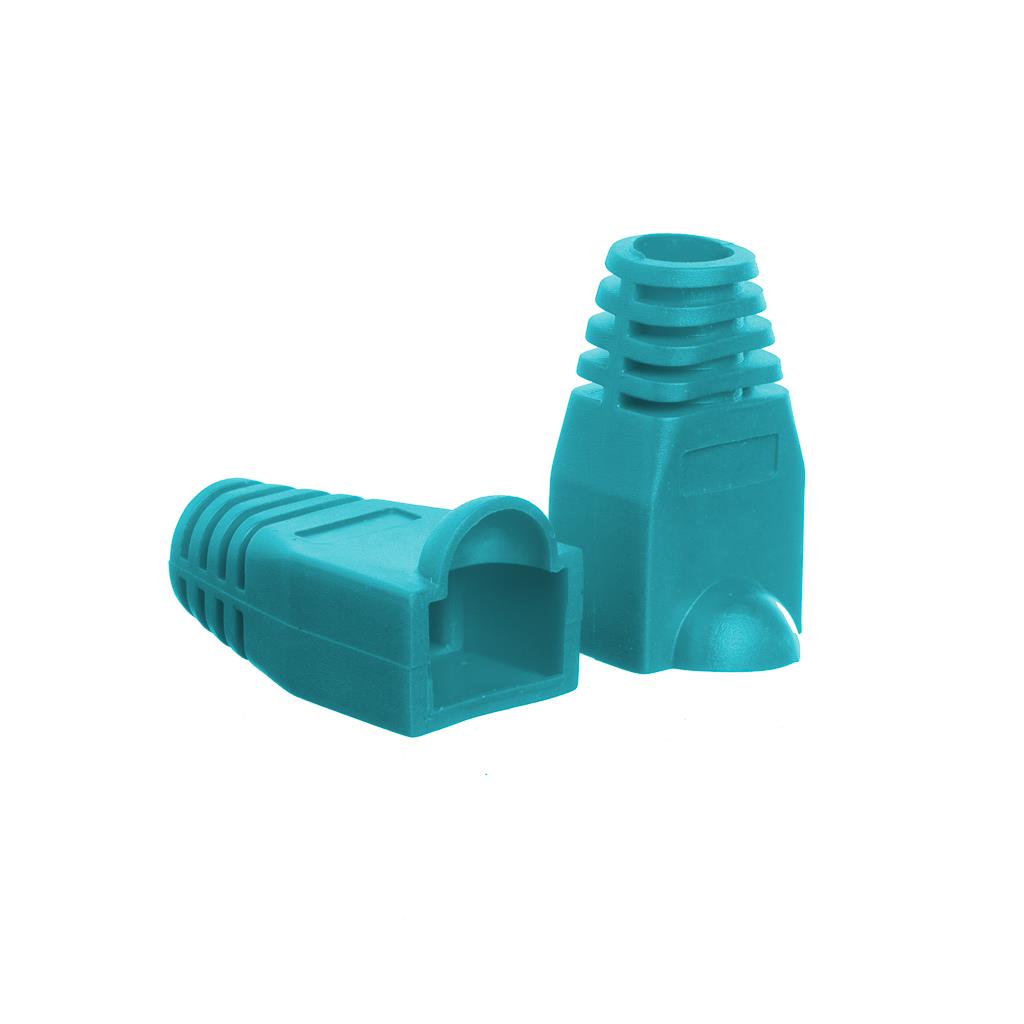 Netrack krytka na konektor RJ45 zelená (100 ks)