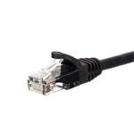 Netrack patch kabel cat.5e RJ45 0,5m čierný