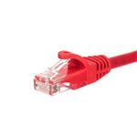 Netrack patch kabel cat.6 RJ45 3m červený
