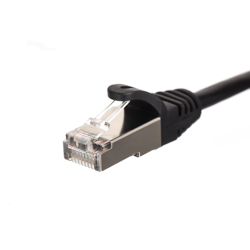 Netrack patch kabel FTP cat.5e RJ45 2m čierny