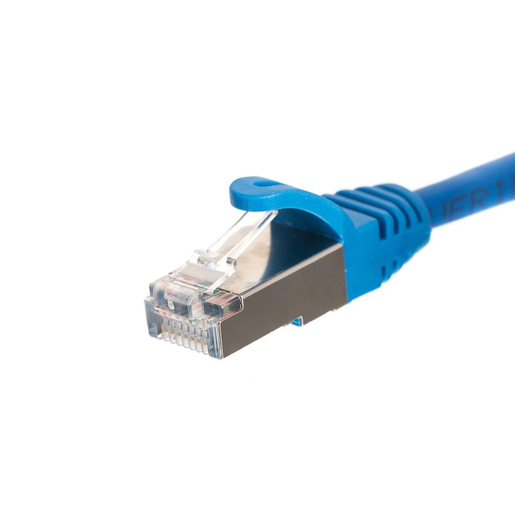 Netrack patch kabel FTP cat.5e RJ45 2m modrý