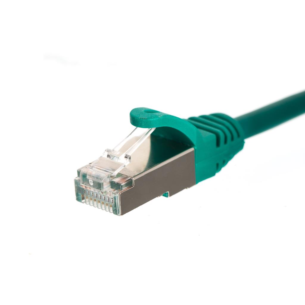 Netrack patch kabel FTP cat.5e RJ45 3m zelený