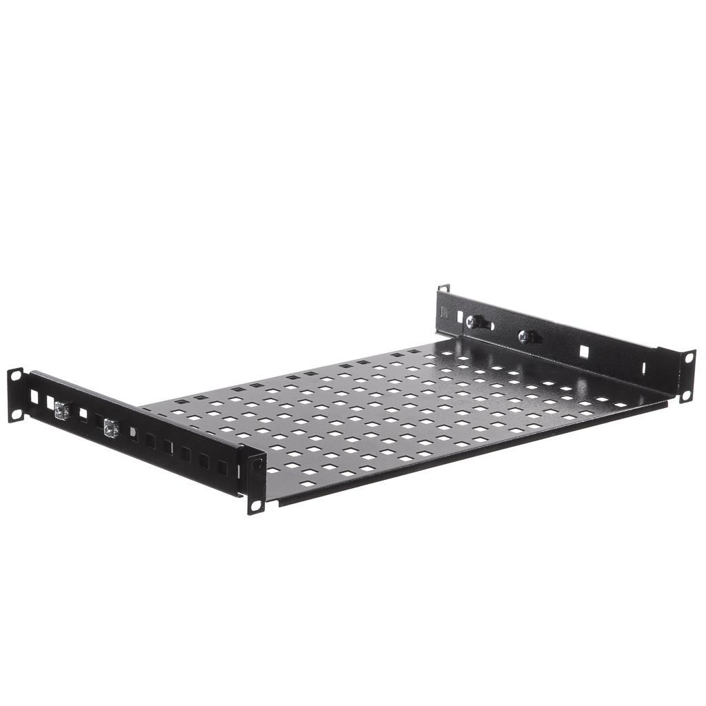 Netrack príslušenstvo pre police, 19'' 1U/250 mm, podpora, grafit 119-100-250-022