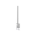NewStar FPMA-D935POLE40 - Upevňovací komponent (žerď) - stříbrná - na stůl