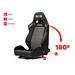 Next Level Racing PRS1 Performance Reclining Sim Racing Seat, herní sedačka, černo-šedá (NLR-E057) 9359668000824