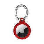 Next One puzdro Secure Silicone Key Clip pre Apple AirTag - Red ATG-SIL-RED