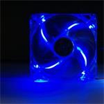 NEXUS 120mm LED FAN, 1000RPM, Transparent w. BLUE D12SL-12BL