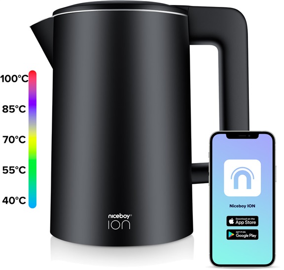 Niceboy ION SmartKettle Onyx black 8594182428469
