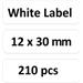 Niimbot štítky RP 12x30mm 210ks White pro D11 a D110 A2A68601201
