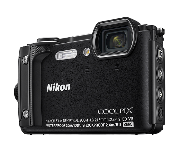 Nikon Coolpix W300 černý, 16MPx,5xOZ,4K Video VQA070K001